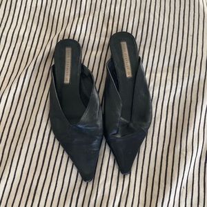 Zara leather mules